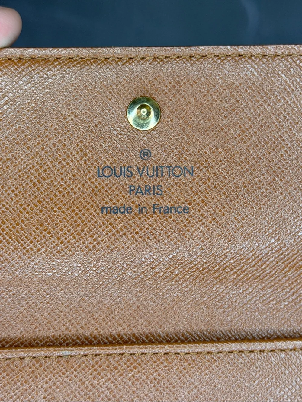 Louis Vuitton Monogram Vintage Compact Trifold Wallet Snap Coin Purse | Vintage
